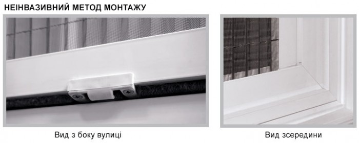 Антимоскітна сітка плісе Takmatic (внутрішньорамна)