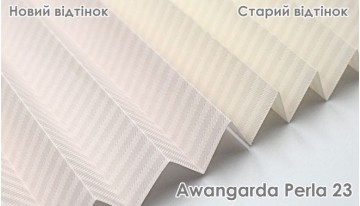 Зміна відтінку тканини плісе Awangarda Perla 23