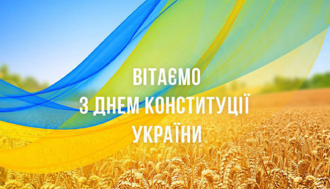 С наступающим Днем Конституции Украины!