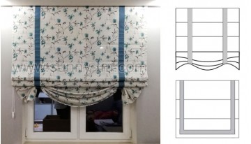 Новые модели римских штор Elegance