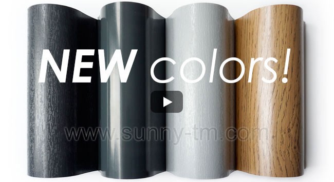 NEW COLORS FOR SYSTEMS from SUNNY TM