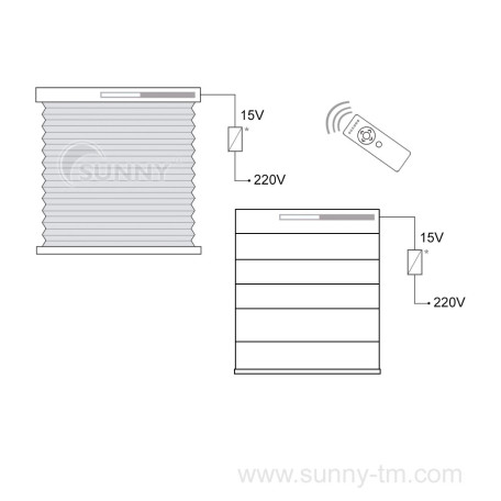 Електропривод для штор Sunny B24DC