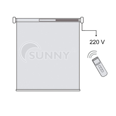 Електропривод для штор Sunny E25