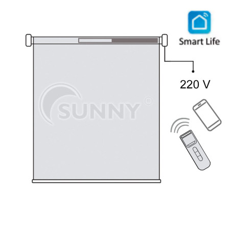 Електропривод для штор Sunny EW35-10/17