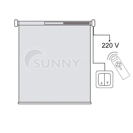 Electric drive for roller blinds Sunny TAE-35