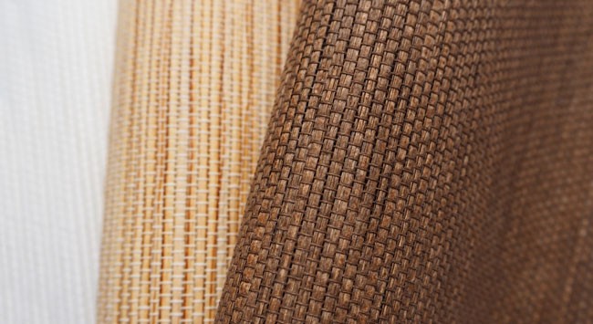 Roman curtains with natural fabrics!