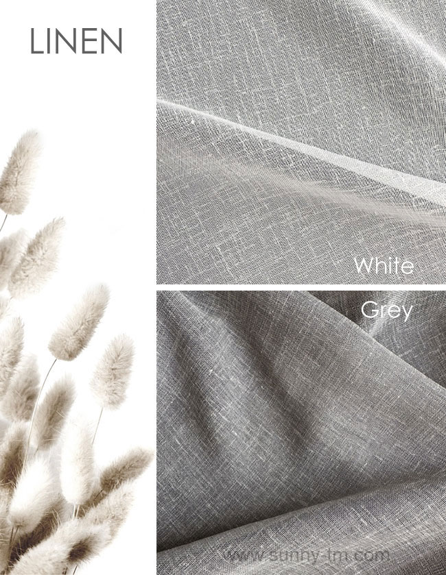 Полупрозрачная новинка для римских штор - ткань Linen