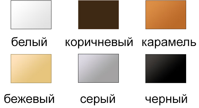 Палитра цветов и ламинации систем