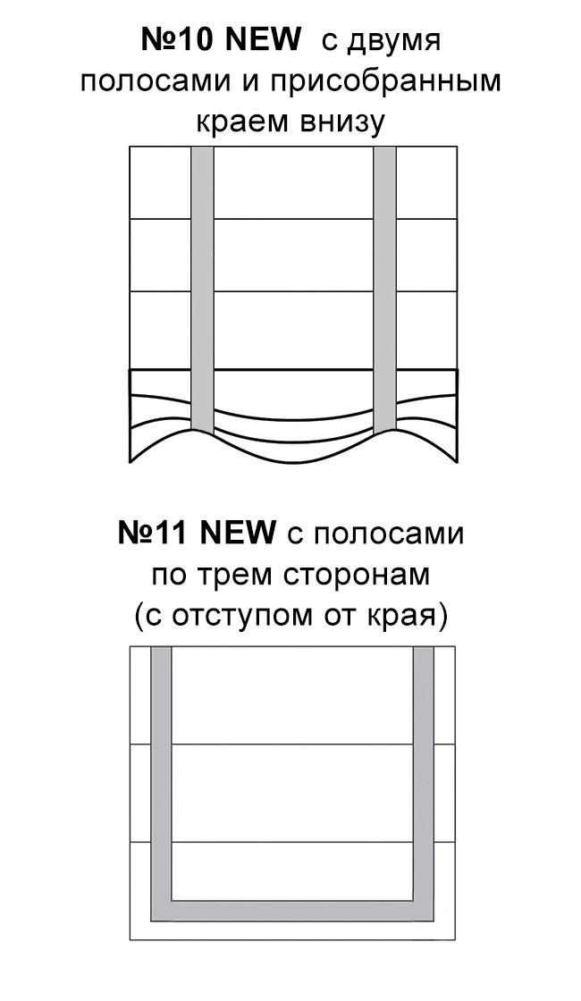 Новые модели римских штор Elegance