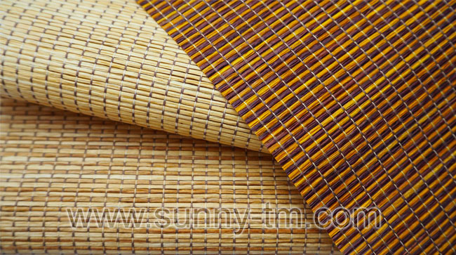 Roman curtains with natural fabrics!