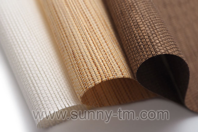 Roman curtains with natural fabrics!